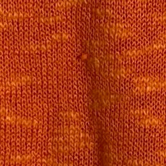 Project brand "BEACH" lightweight hoodie, orange, sz. M, linen/cotton, nubby - Picture 2 of 7